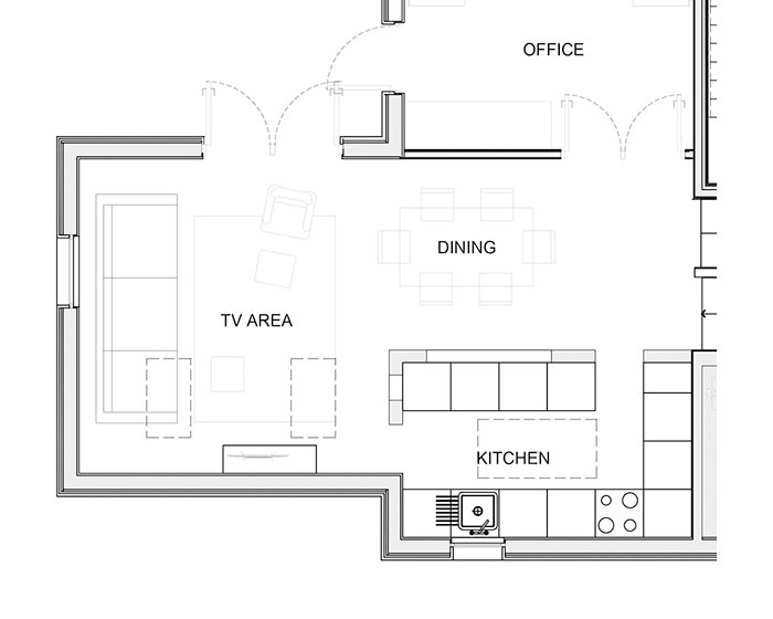 6 Tips For Open Plan Living - Lane Architects : Lane Architects